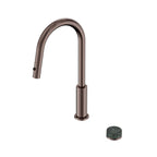 Nero Serenity Progressive Pull Out kitchen Set With Verde Alpi Handle Brushed Bronze