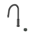 Nero Serenity Progressive Pull Out kitchen Set With Verde Alpi Handle Gun Metal