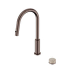 Nero Serenity Progressive Pull Out kitchen Set With Rome Travertine Handle Brushed Bronze