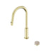 Nero Serenity Progressive Pull Out kitchen Set With Rome Travertine Handle Brushed Gold
