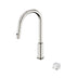 Nero Serenity Progressive Pull Out kitchen Set With Arabescato Corchia Handle Brushed Nickel