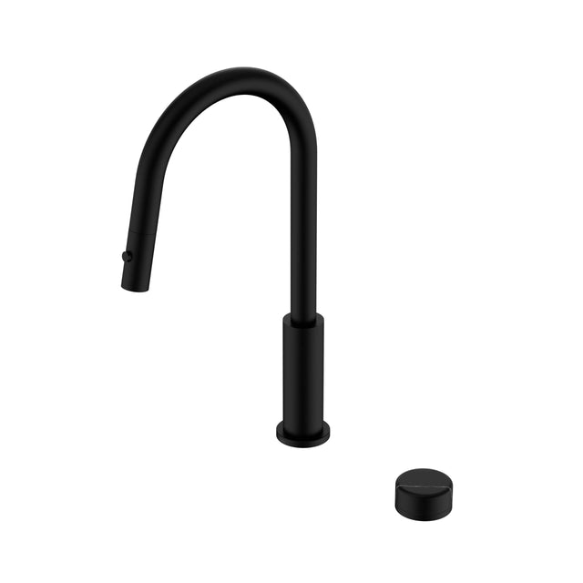 Nero Serenity Progressive Pull Out kitchen Set With Marquina Black Handle Matte Black Tapware Nero Default Title