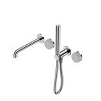 Nero Serenity Progressive Shower System With Spout With Carrara Handle And Slim Shower Chrome