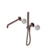 Nero Serenity Progressive Shower System With Spout With Carrara Handle And Slim Shower Brushed Bronze