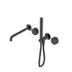 Nero Serenity Progressive Shower System With Spout With Verde Alpi Handle And Slim Shower Gun Metal