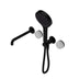 Nero Serenity Progressive Shower System With Spout With Carrara Handle And Nero Serenity Hand Shower Matte Black