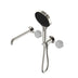 Nero Serenity Progressive Shower System With Spout With Carrara Handle And Nero Serenity Hand Shower Brushed Nickel