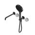 Nero Serenity Progressive Shower System With Spout With Carrara Handle And Nero Serenity Hand Shower Gun Metal