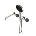 Nero Serenity Progressive Shower System With Spout With Verde Alpi Handle And Nero Serenity Hand Shower Brushed Nickel