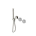 Nero Serenity Progressive Shower System With Carrara Handle And Slim Shower Brushed Nickel