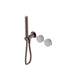 Nero Serenity Progressive Shower System With Carrara Handle And Slim Shower Brushed Bronze