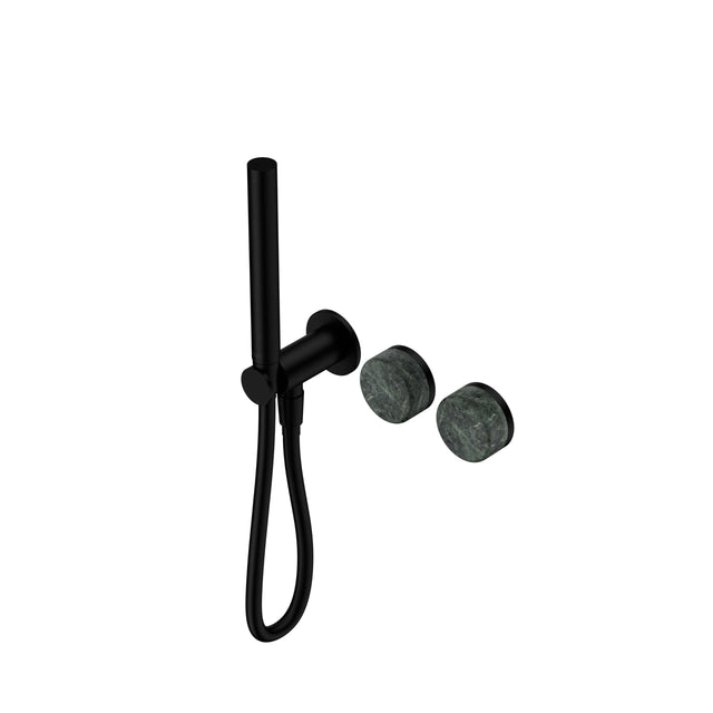 Nero Serenity Progressive Shower System With Verde Alpi Handle And Slim Shower Matte Black Tapware Nero Default Title