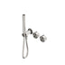 Nero Serenity Progressive Shower System With Metal Handle And Slim Shower Brushed Nickel