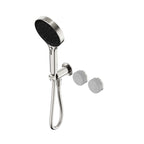 Nero Serenity Progressive Shower System With Carrara Handle And Nero Serenity Hand Shower Brushed Nickel