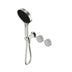 Nero Serenity Progressive Shower System With Carrara Handle And Nero Serenity Hand Shower Brushed Nickel