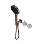 Nero Serenity Progressive Shower System With Carrara Handle And Nero Serenity Hand Shower Brushed Bronze