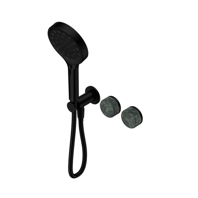 Nero Serenity Progressive Shower System With Verde Alpi Handle And Nero Serenity Hand Shower Matte Black Tapware Nero Default Title
