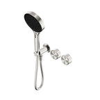 Nero Serenity Progressive Shower System With Metal Handle And Nero Serenity Hand Shower Brushed Nickel