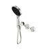 Nero Serenity Progressive Shower System With Metal Handle And Nero Serenity Hand Shower Brushed Nickel