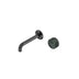 Nero Serenity Progressive Wall Basin Mixer 160mm Spout With Verde Alpi Handle Gun Metal