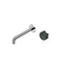 Nero Serenity Progressive Wall Basin Mixer 185mm Spout With Verde Alpi Handle Chrome