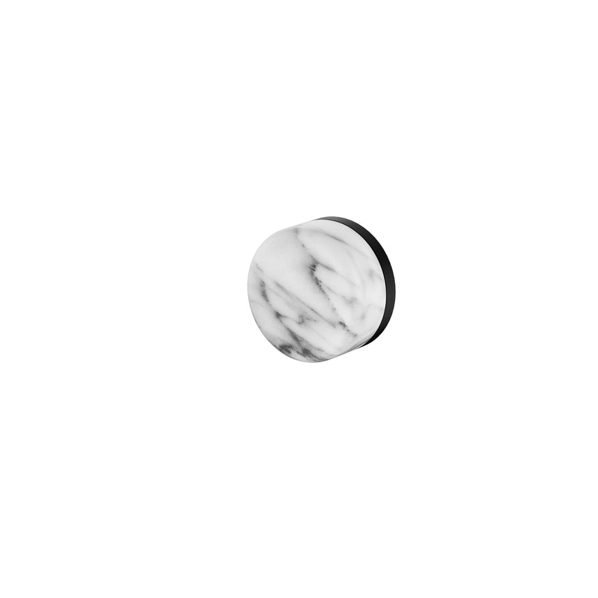 Nero Serenity Progressive Shower Mixer With Arabescato Corchia Handle Matte Black Tapware Nero Default Title