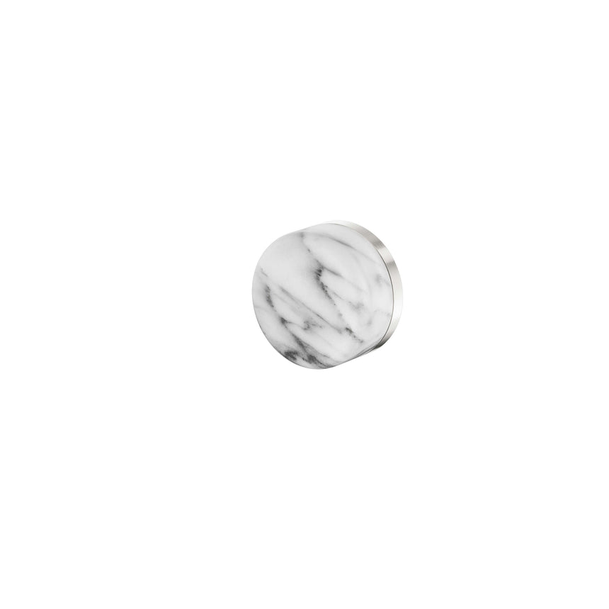Nero Serenity Progressive Shower Mixer With Arabescato Corchia Handle Brushed Nickel Tapware Nero Default Title