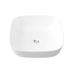 Addison Basin 400mm Matt White
