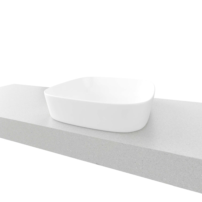 Addison Basin 400mm Matt White Bathroom Basin Timberline