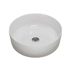 Allure Arrow Basin 360mm Gloss White