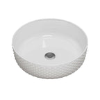 Allure Dimple Basin 360mm Gloss White