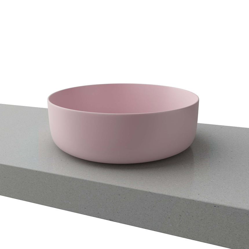 Allure Basin 360mm Matt Pink Bathroom Basin Timberline