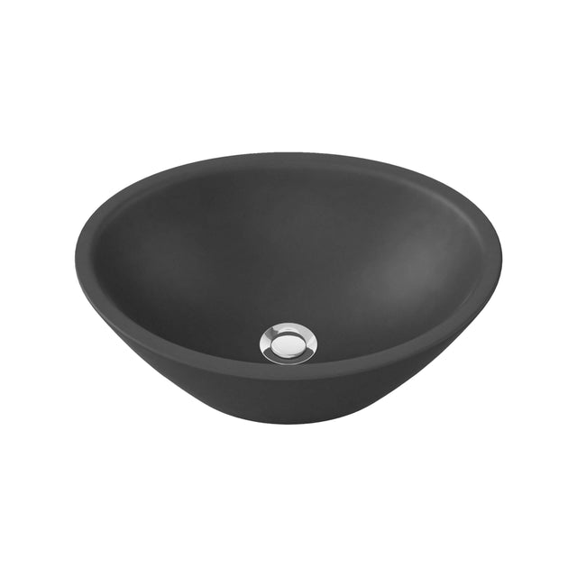 Elite Basin 415mm Matt Black Bathroom Basin Timberline Default Title