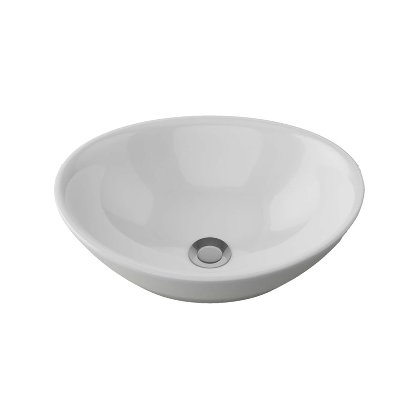 Elite Basin 415mm Gloss White Bathroom Basin Timberline Default Title