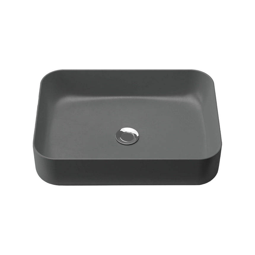 Enchant Basin 500mm Matt Grey Bathroom Basin Timberline Default Title