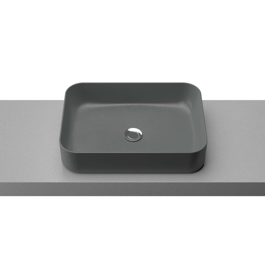 Enchant Basin 500mm Matt Grey Bathroom Basin Timberline