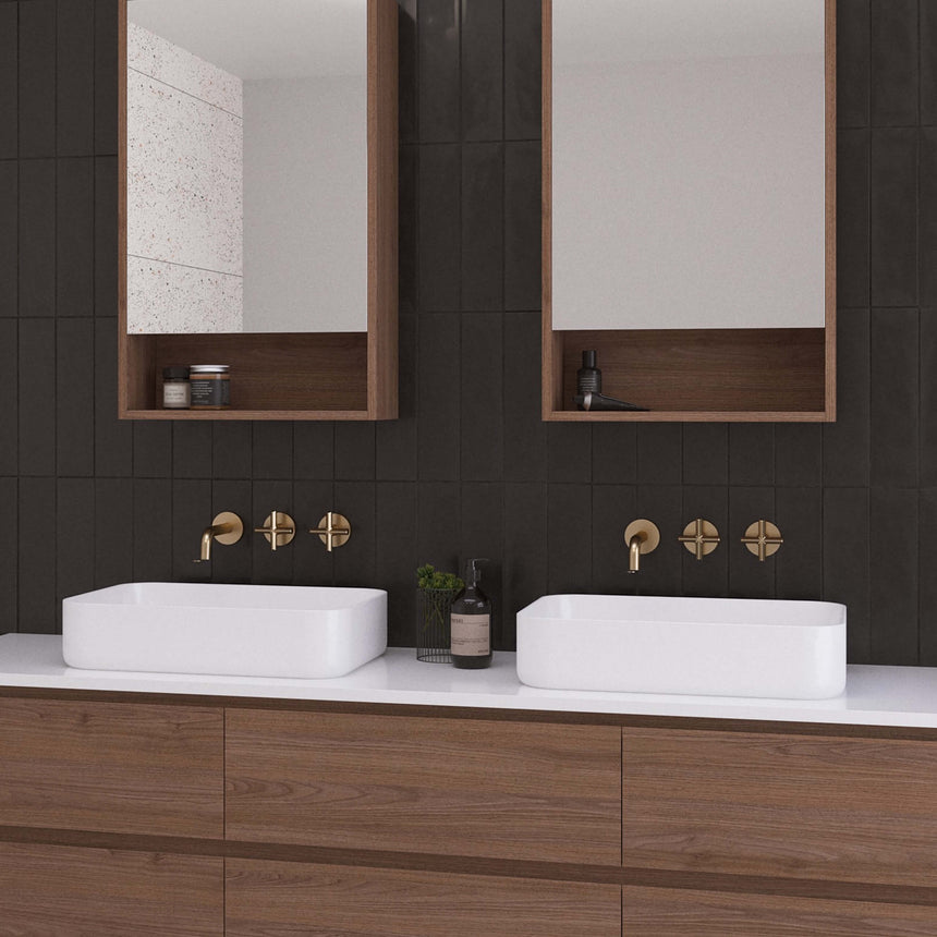 Enchant Basin 500mm Gloss White Bathroom Basin Timberline