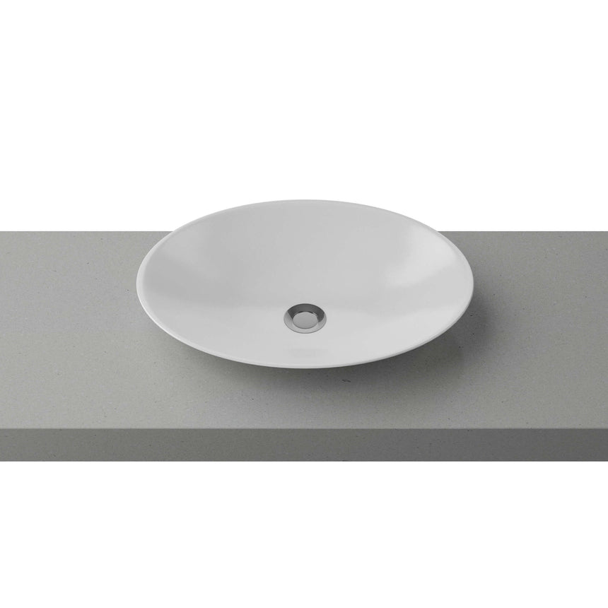Feather Basin 510mm Gloss White Bathroom Basin Timberline