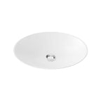 Feather Basin 510mm Matt White