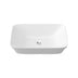 George Basin 600mm Matt White