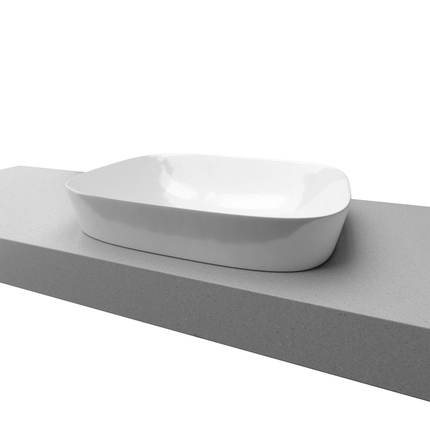 Lorenzo Basin 500mm Gloss White Bathroom Basin Timberline