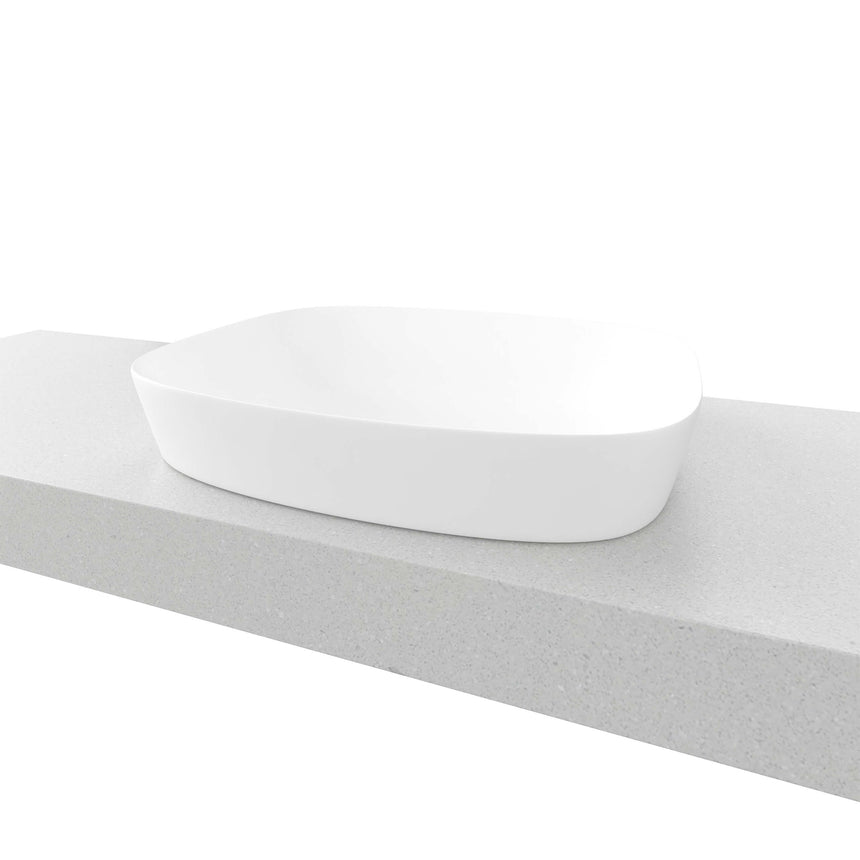 Lorenzo Basin 500mm Matt White Bathroom Basin Timberline