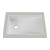 Mini Rectangle Undermount Basin 430mm Gloss White