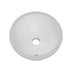 Mini Round Undermount Basin 260mm Gloss White