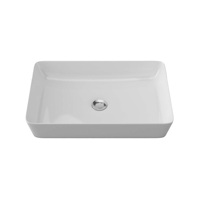 Quill Basin 600mm Gloss White Bathroom Basin Timberline Default Title