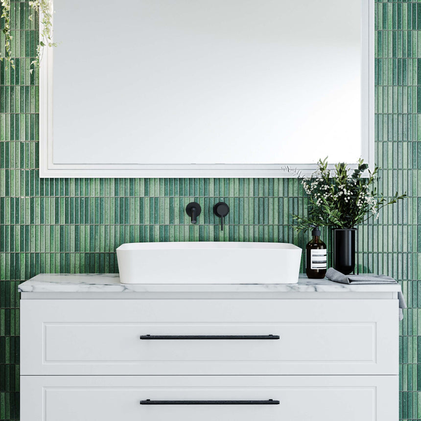 Quill Basin 600mm Gloss White Bathroom Basin Timberline