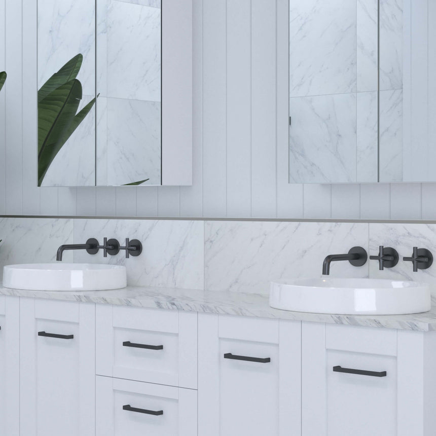 Radius Basin 400mm Gloss White Bathroom Basin Timberline