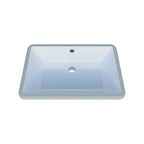 Rectangle Undermount Basin 530mm Gloss White