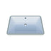 Rectangle Undermount Basin 530mm Gloss White