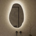 Aulic Evanston LED Mirror 530mm with Matte White Acrylic Edge